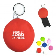 Keychain with Lens Cleaning Cloth